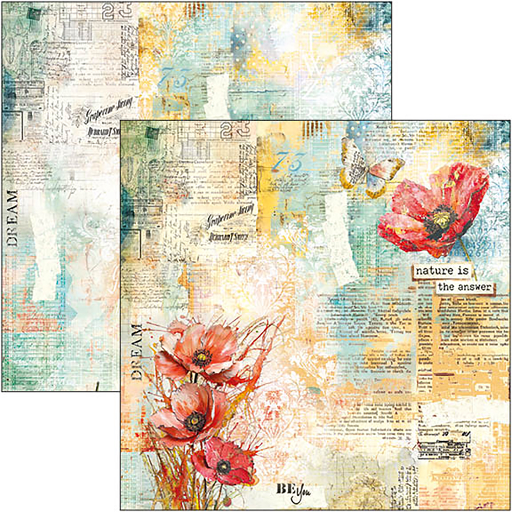 Ciao Bella Papercrafting Majestic Dream 12x12 Inch Paper Pad (CBPM084)