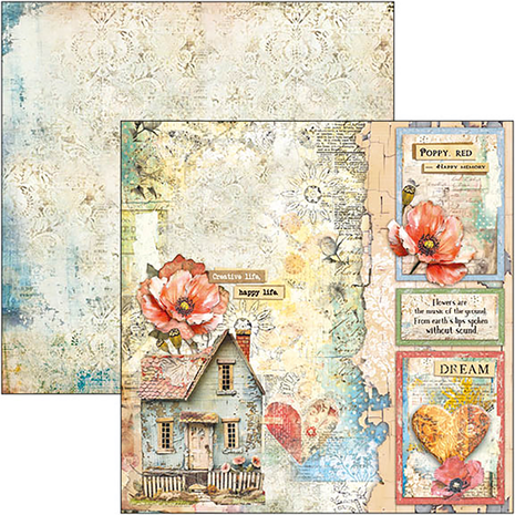 Ciao Bella Papercrafting Majestic Dream 12x12 Inch Paper Pad (CBPM084)