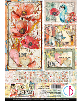 Ciao Bella Papercrafting Majestic Dream A4 Creative Pad (CBCL084) Ciao Bella Papercrafting Majestic Dream A4 Creative Pad (CBCL084)