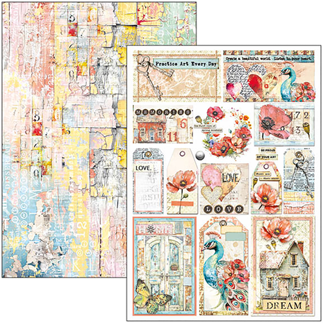 Ciao Bella Papercrafting Majestic Dream A4 Creative Pad (CBCL084) Ciao Bella Papercrafting Majestic Dream A4 Creative Pad (CBCL084)