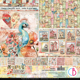 Ciao Bella Papercrafting Majestic Dream 12x12 Inch Patterns Pad (CBT084)