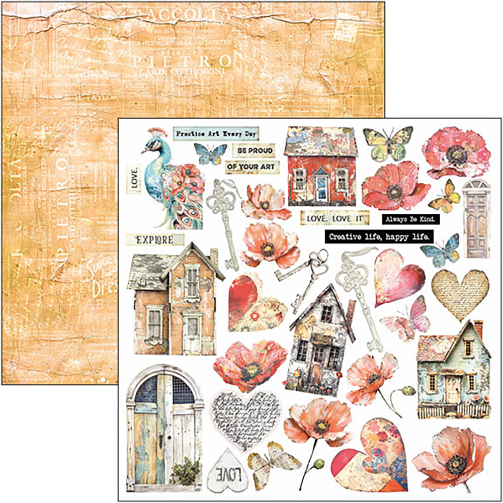 Ciao Bella Papercrafting Majestic Dream 12x12 Inch Patterns Pad (CBT084)