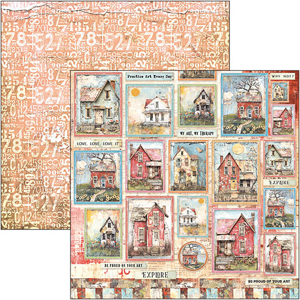 Ciao Bella Papercrafting Majestic Dream 12x12 Inch Patterns Pad (CBT084)