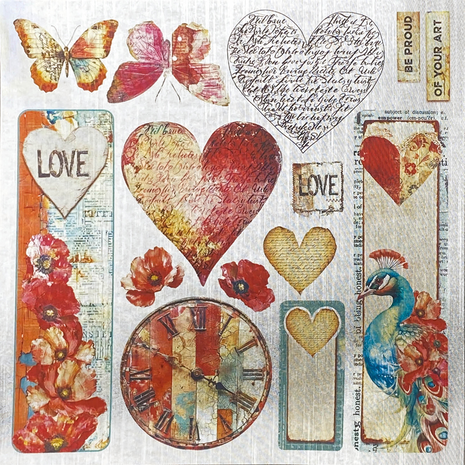 Ciao Bella Papercrafting Majestic Dream 6x6 Inch Deluxe Paper (CBDQ018)