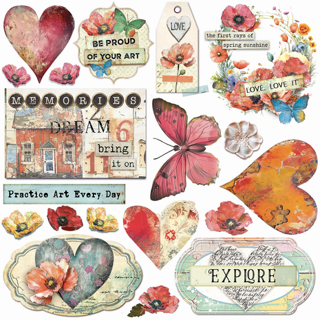 Ciao Bella Papercrafting Majestic Dream 6x6 Inch Vellum Paper (CBVQ023) Ciao Bella Papercrafting Majestic Dream 6x6 Inch Vellum Paper (CBVQ023)