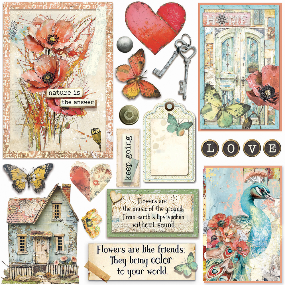 Ciao Bella Papercrafting Majestic Dream 6x6 Inch Vellum Paper (CBVQ023) Ciao Bella Papercrafting Majestic Dream 6x6 Inch Vellum Paper (CBVQ023)
