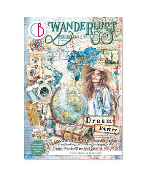 Ciao Bella Papercrafting Wanderlust A4 Junk Journal Ephemera Book (CBB006)
