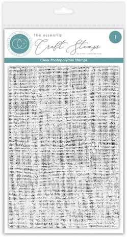 Craft Consortium The Essential Clear Stamps Linen Texture (CCESTMP003) Craft Consortium The Essential Clear Stamps Linen Texture (CCESTMP003)