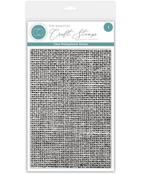 Craft Consortium The Essential Clear Stamps Hessian Texture (CCESTMP004) Craft Consortium The Essential Clear Stamps Hessian Texture (CCESTMP004)