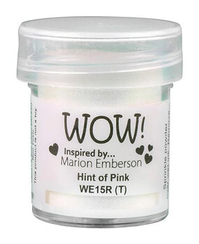 WOW! Hint of Pink Pearlescent Embossing Powder (WE15R) WOW! Hint of Pink Pearlescent Embossing Powder (WE15R)