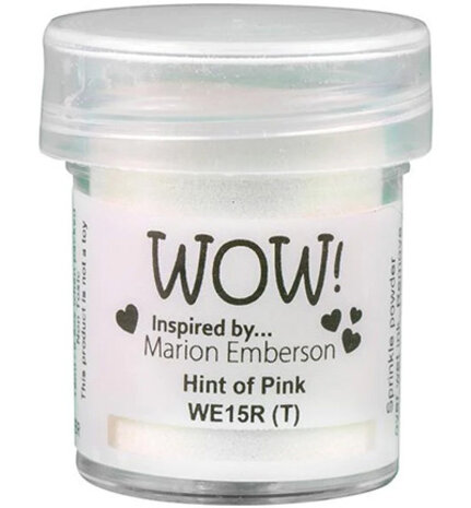 WOW! Hint of Pink Pearlescent Embossing Powder (WE15R) WOW! Hint of Pink Pearlescent Embossing Powder (WE15R)