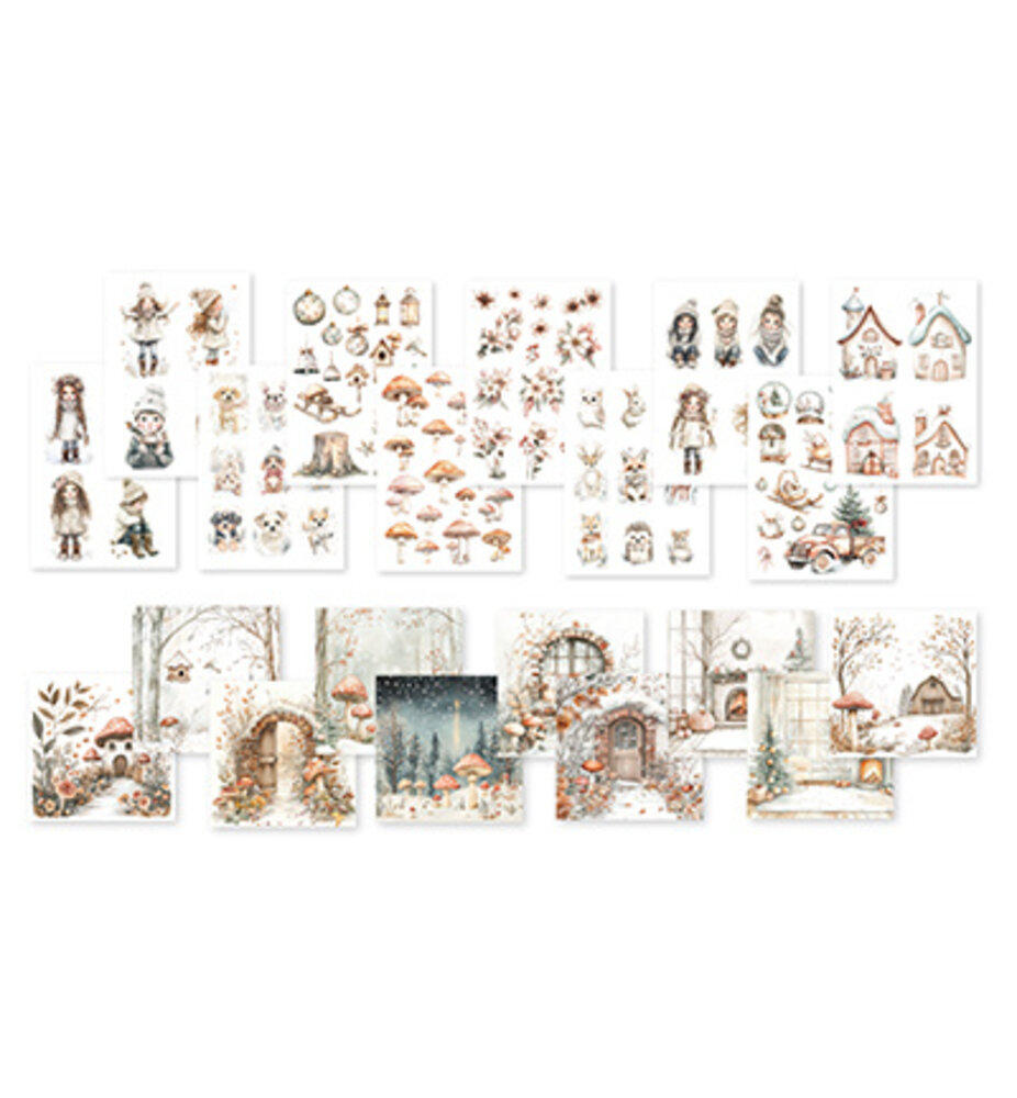 Dutch Doobadoo Winter Wonderland A4 Collage Paperset (473.005.073) Dutch Doobadoo Winter Wonderland A4 Collage Paperset (473.005.073)