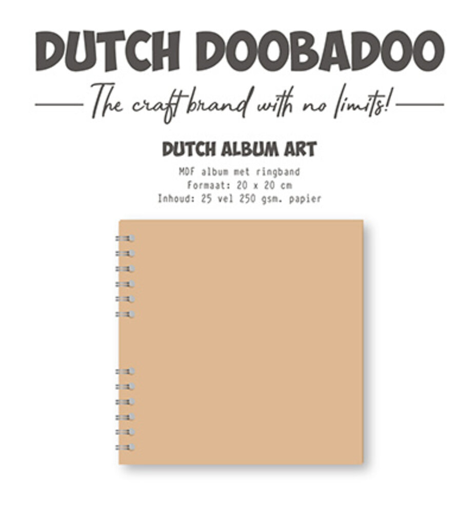 Dutch Doobadoo 8x8 Inch MDF Art Journal (474.300.013) Dutch Doobadoo 8x8 Inch MDF Art Journal (474.300.013)