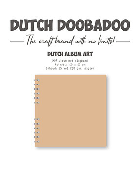 Dutch Doobadoo 8x8 Inch MDF Art Journal (474.300.013) Dutch Doobadoo 8x8 Inch MDF Art Journal (474.300.013)