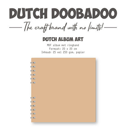 Dutch Doobadoo 8x8 Inch MDF Art Journal (474.300.013) Dutch Doobadoo 8x8 Inch MDF Art Journal (474.300.013)