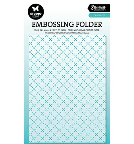 Studio Light Essentials Embossing Folder Criss Cross (SL-ES-EMB27)