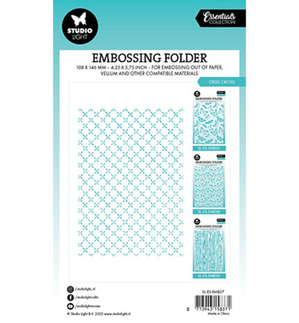 Studio Light Essentials Embossing Folder Criss Cross (SL-ES-EMB27)