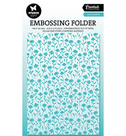 Studio Light Essentials Embossing Folder Wild Flowers (SL-ES-EMB28) Studio Light Essentials Embossing Folder Wild Flowers (SL-ES-EMB28)