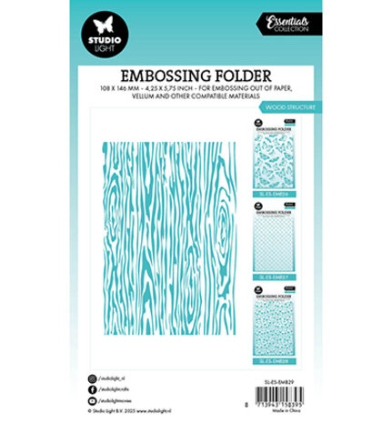 Studio Light Essentials Embossing Folder Wooden Planks (SL-ES-EMB29) Studio Light Essentials Embossing Folder Wooden Planks (SL-ES-EMB29)