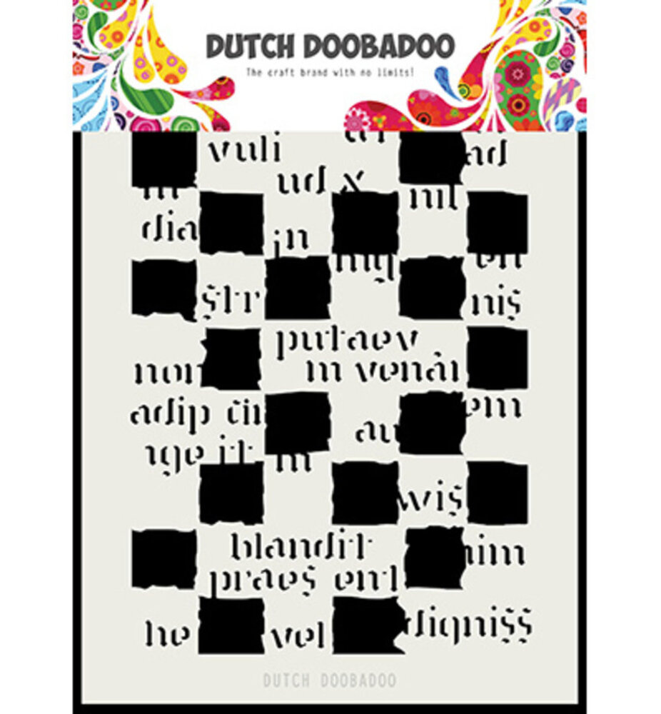 Dutch Doobadoo Mask Art A5 Script Blocks (470.715.162) Dutch Doobadoo Mask Art A5 Script Blocks (470.715.162)