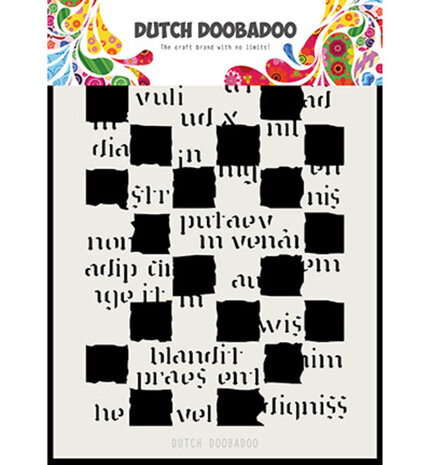Dutch Doobadoo Mask Art A5 Script Blocks (470.715.162) Dutch Doobadoo Mask Art A5 Script Blocks (470.715.162)