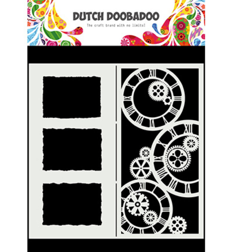 Dutch Doobadoo Dutch Mask Art Slimline Clocks (470.784.005)