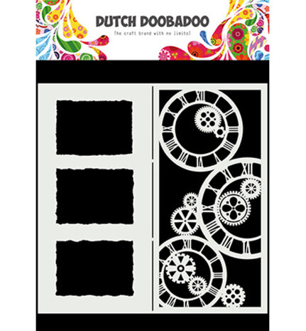 Dutch Doobadoo Dutch Mask Art Slimline Clocks (470.784.005)