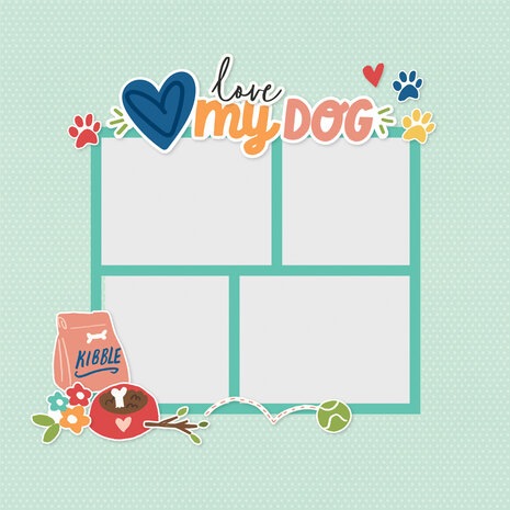 Simple Stories Fur Baby Dog Simple Pages Pieces (24012) Simple Stories Fur Baby Dog Simple Pages Pieces (24012)