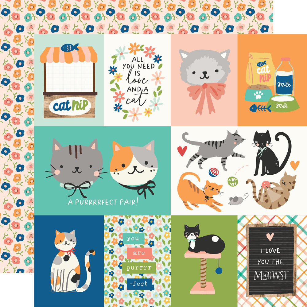 Simple Stories Fur Baby Cat 12x12 Inch Collection Kit (24013)