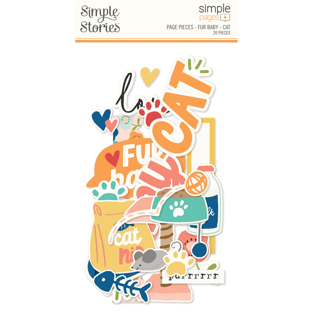 Simple Stories Fur Baby Cat Simple Pages Pieces (24025)