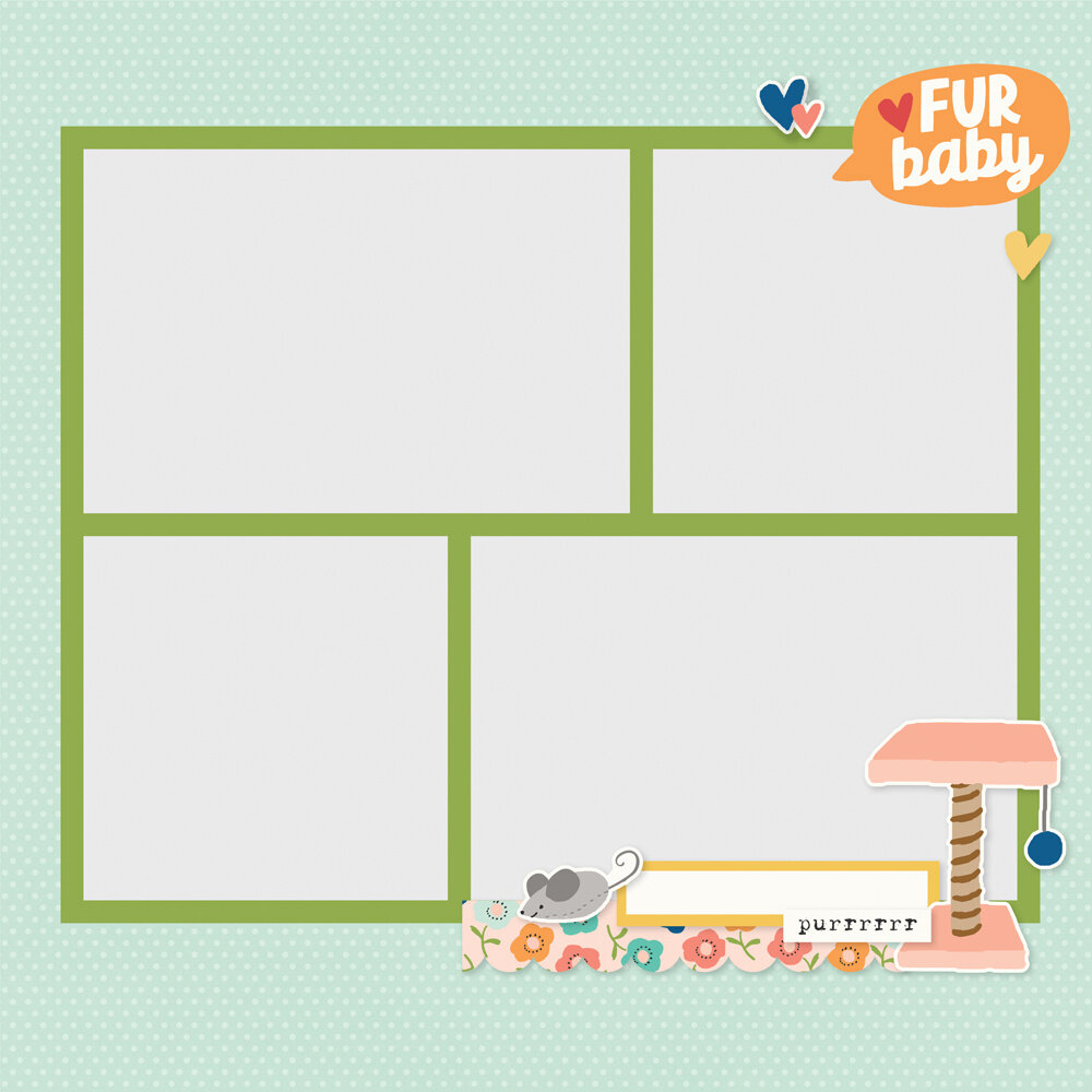 Simple Stories Fur Baby Cat Simple Pages Pieces (24025)