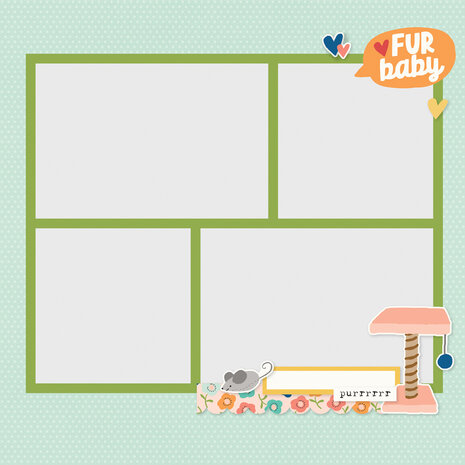Simple Stories Fur Baby Cat Simple Pages Pieces (24025)