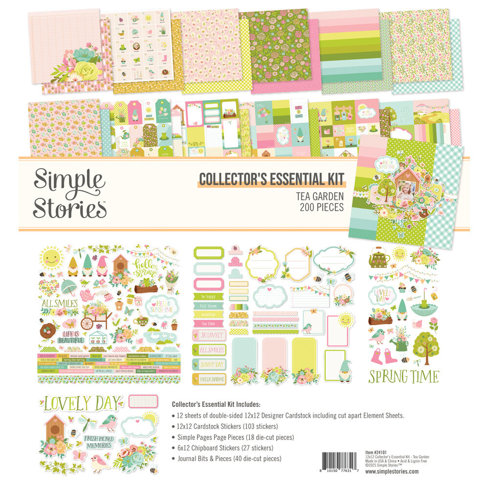 Simple Stories Tea Garden Collector's Essential Kit (24101)