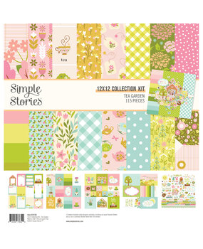 Simple Stories Tea Garden 12x12 Inch Collection Kit (24100) Simple Stories Tea Garden 12x12 Inch Collection Kit (24100)