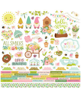 Simple Stories Tea Garden Cardstock Stickers (24102) Simple Stories Tea Garden Cardstock Stickers (24102)