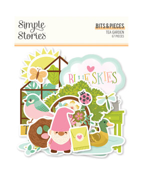 Simple Stories Tea Garden Bits & Pieces (24118) Simple Stories Tea Garden Bits & Pieces (24118)