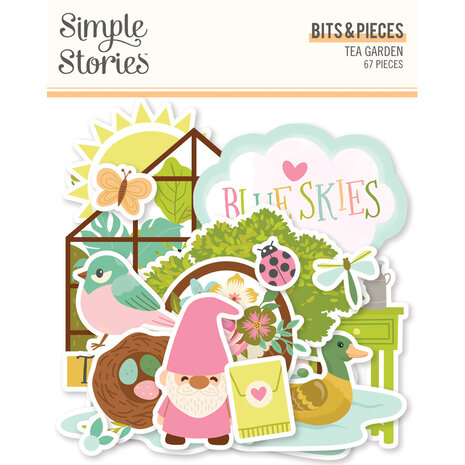 Simple Stories Tea Garden Bits & Pieces (24118) Simple Stories Tea Garden Bits & Pieces (24118)