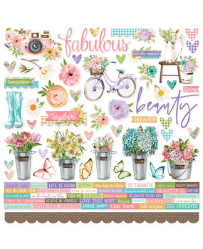 Simple Stories Simple Vintage Flower Shoppe Cardstock Stickers (24202) Simple Stories Simple Vintage Flower Shoppe Cardstock Stickers (24202)