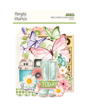 Simple Stories Simple Vintage Flower Shoppe Big Bits (24235) Simple Stories Simple Vintage Flower Shoppe Big Bits (24235)