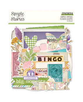 Simple Stories Simple Vintage Flower Shoppe Ephemera (24225) Simple Stories Simple Vintage Flower Shoppe Ephemera (24225)