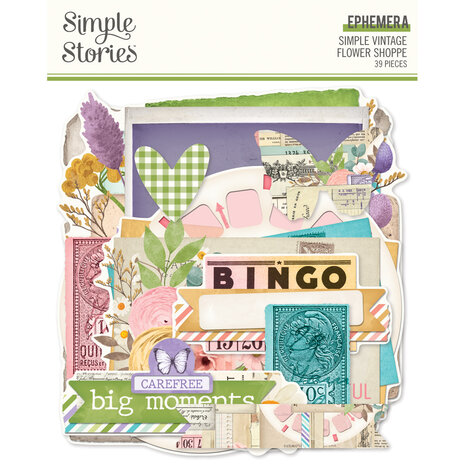 Simple Stories Simple Vintage Flower Shoppe Ephemera (24225) Simple Stories Simple Vintage Flower Shoppe Ephemera (24225)