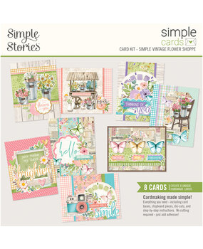 Simple Stories Simple Vintage Flower Shoppe Simple Cards Kit (24233) Simple Stories Simple Vintage Flower Shoppe Simple Cards Kit (24233)