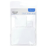 Tonic Studios Crafters Acrylic Stamping Block Collection 1x1/2x2/3x4 Inch (5314E)