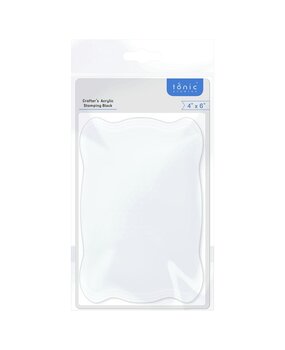 Tonic Studios Crafters Acrylic Stamping Block 4x6 Inch (5313E)