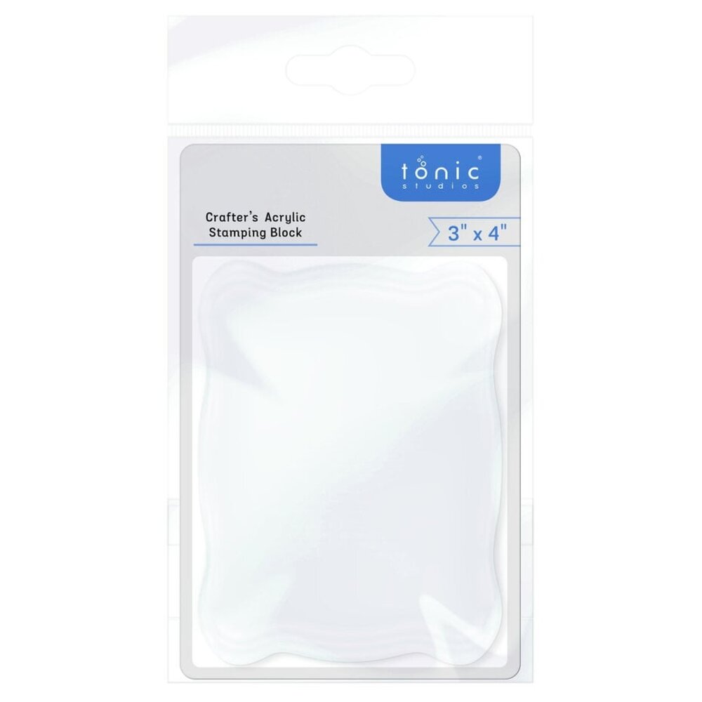 Tonic Studios Crafters Acrylic Stamping Block 3x4 Inch (5312E) Tonic Studios Crafters Acrylic Stamping Block 3x4 Inch (5312E)