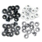 We R Memory Keepers Grey Eyelets (41582-4)