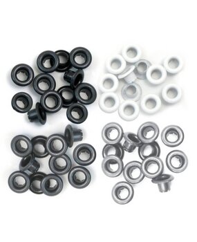 We R Memory Keepers Grey Eyelets (41582-4) We R Memory Keepers Grey Eyelets (41582-4)