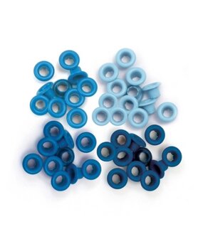 We R Memory Keepers Blue Eyelets (41578-7)