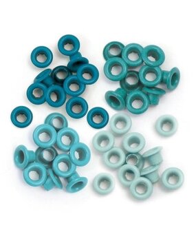 We R Memory Keepers Aqua Eyelets (41578-0)