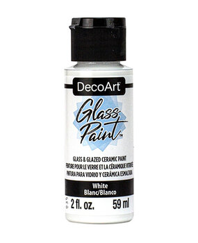 DecoArt Glass Paint White (DGP01) DecoArt Glass Paint White (DGP01)